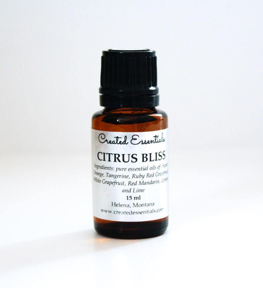 Citrus Bliss Essential Oil Blend | Pure Essential Oil, Citrus Blend | Therapeutic Essential Oil Blend | Citrus Diffuser Blend