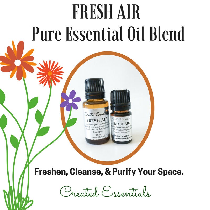 Fresh Air Pure Essential Oil Blend | Essential Oil Blend for Purification and Cleansing | Therapeutic Fresh Air Diffuser Blend