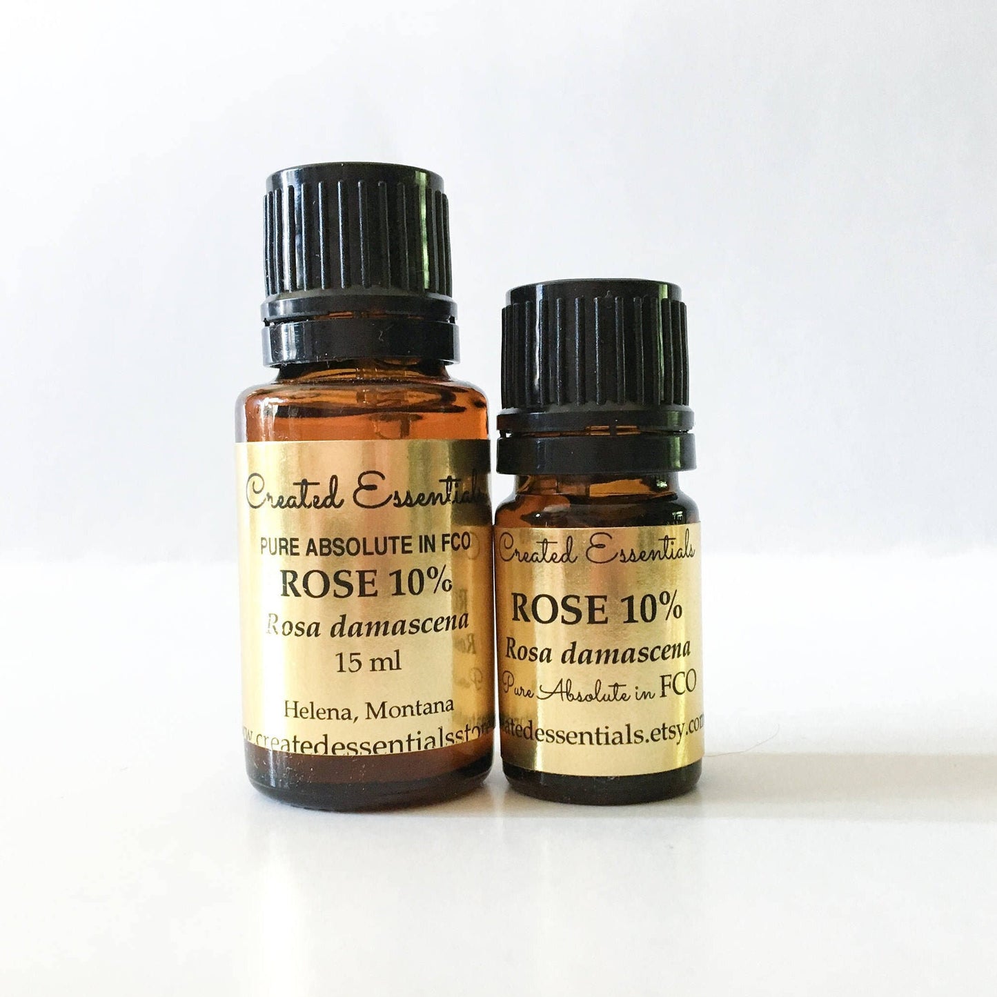 Rose Essential Oil | Rose Absolute 10% With FCO | Therapeutic Essential Oil | Pure Rose Absolute Pre-diluted | Bulgarian Rose Absolute