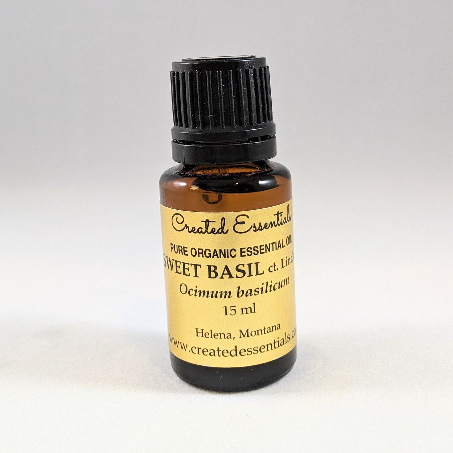 Basil Essential Oil, Organic Essential Oil of Basil Sweet ct Linalool, Pure Essential Oil, Basil Aromatherapy Oil