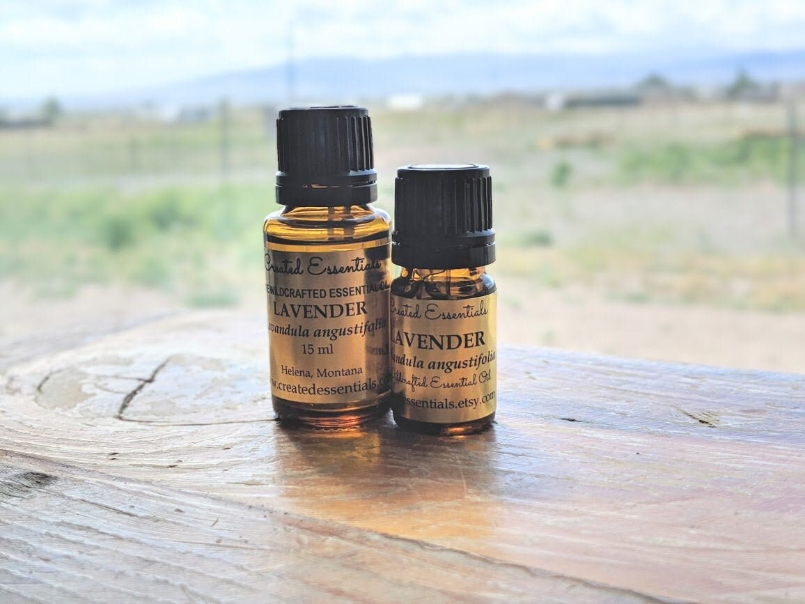 Lavender Essential Oil | High Altitude & Wildcrafted Lavender Essential Oil | Pure Essential Oil | Therapeutic Lavender Aromatherapy Oil