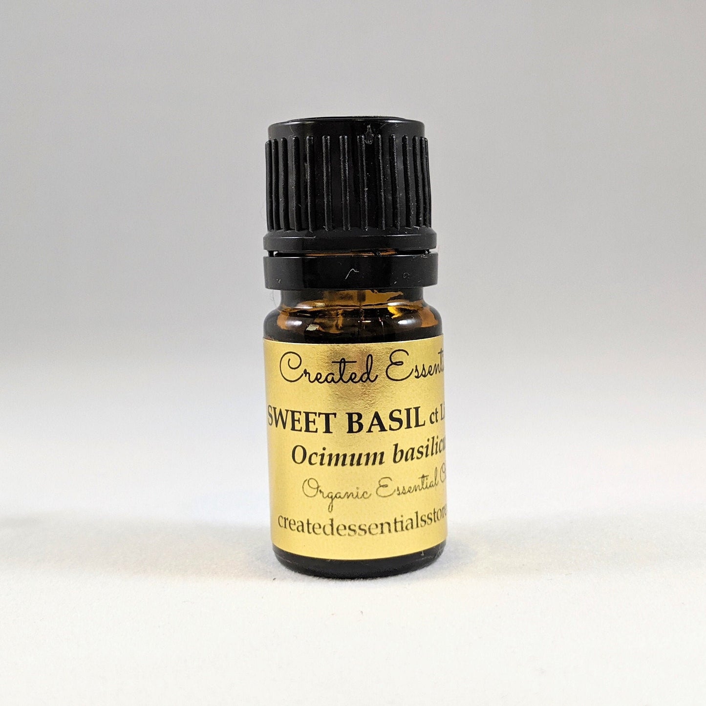 Basil Essential Oil, Organic Essential Oil of Basil Sweet ct Linalool, Pure Essential Oil, Basil Aromatherapy Oil